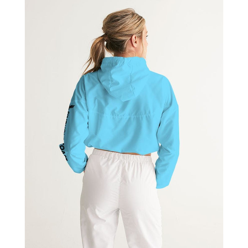 FIND YOUR COAST WATER RESISTANT LIGHTWEIGHT CROPPED WINDBREAKER