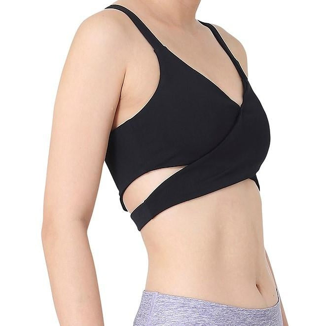 WAKINGBEE WB WRAP BRA BLACK, BRAS - Haute Companie