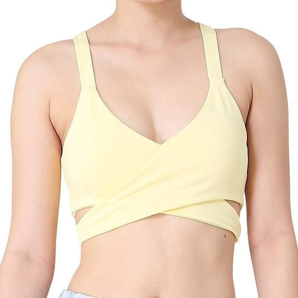 WAKINGBEE WB WRAP BRA LEMON– HAUTE COMPANIE